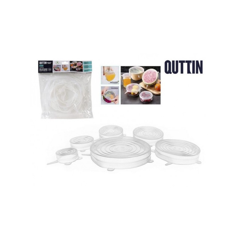 Dangteliai silikon. universalus 6vnt QT