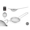 Strainer Kinvara KT1159B-08CM 201 Metal Steel 8 x 21 x 3 cm (12 Units)