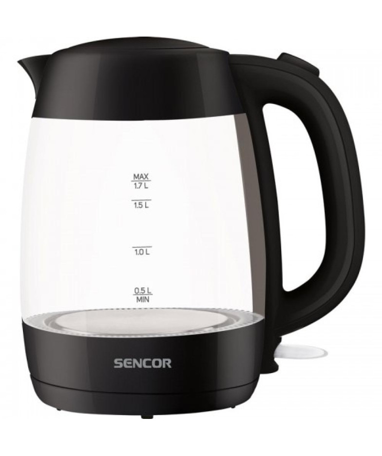 SENCOR ELEKTRISKĀ KETTLE  1.7L 2220W, black , Sencor
