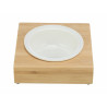 Dog Feeder Trixie White Natural Bamboo d 12 cm 250 ml 15 × 5 × 15 CM,,,