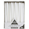 CANDLES 2.2x25CM, 50PC.., WHITES DEG 7ST.  3.039 kg / iepak., Pap Star