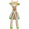 Soft toy for dogs Trixie Polyester Plush Cotton Cow 50 cm,,,