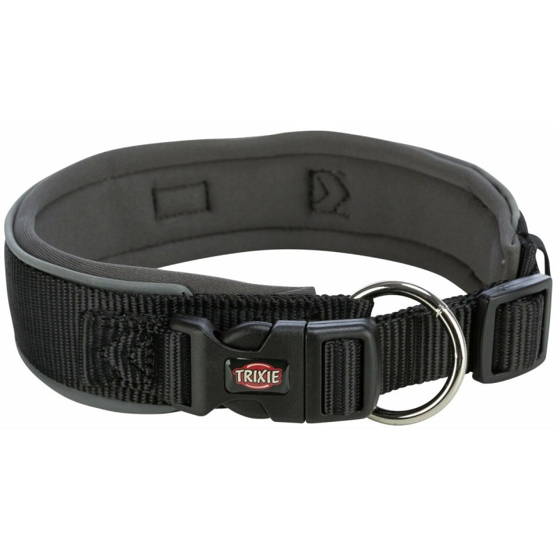 Dog collar Trixie Premium Black Graphite L 46-55 cm,,,