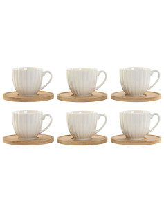 Set of 6 Cups with Plate...
