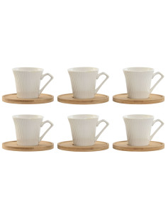 Set of 6 Cups with Plate...