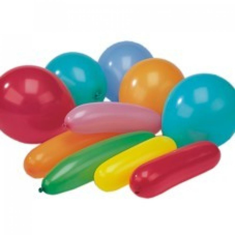 balloons 20PC.., DAŽĀDĀS KRĀSĀS 0.053 kg / iepak., Pap Star