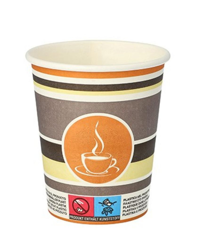 TO GO Kофейная  KRŪZĪTES 50ШТ. ., 200ML, D8CM, H9.2CM, KARTONS 0.3631kg/iepak., Pap Star