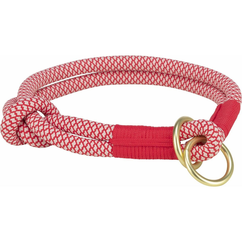 Dog Training Collars Trixie Soft Rope Red Cream M 45 cm,,,