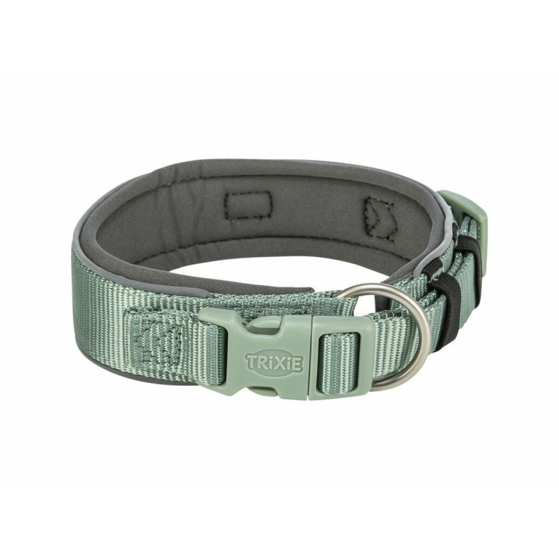 Dog collar Trixie Premium Green Graphite L 46-55 cm,,,