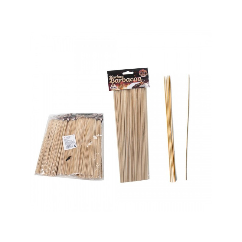 Iešmeliai mediniai 25cm 100gab.