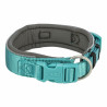 Dog collar Trixie Premium Graphite Light Blue L 46-55 cm,,,
