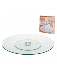 Šķīvis serviravimui stikla....