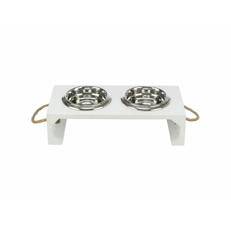 Dog Feeder Trixie White,,,