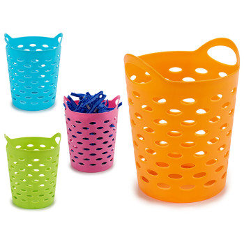 Grozs pincetēm Dzeltens Zils Oranžs Rozā polistirols 14 x 17 x 14 cm (12 gb.),,,