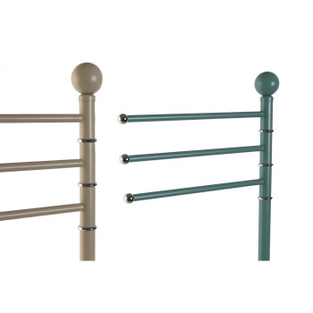 Seisev Rätikualus Home ESPRIT Beež Türkiissinine Metall 43 x 22 x 90 cm 2 Ühikut,,,