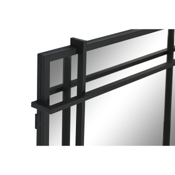 Seinapeegel Home ESPRIT Must Kaasaegne 65 x 6 x 95 cm,,,