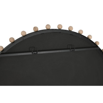 Seinapeegel Home ESPRIT Must Naturaalne Kaasaegne Pallid 113 x 4,5 x 113 cm,,,