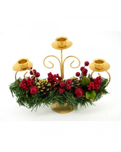 Žvakidė 3-jų žvak. 27*24cm...