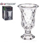 Vaza из стекла. 23*14.8cm su на ножке GIFT DECOR