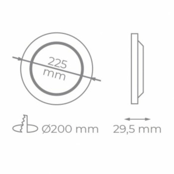 LED Spuldze Iglux IG-54-18W-F 18 W,,,