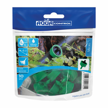 Self-compensating dripper Aqua Control Stopper 905110 4 l/h Self-cleaning Auto-drainage 10 Units,,,