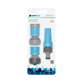 Hose accessory set Cellfast Ideal 3/4" d 19 mm 3 Pieces,,,