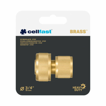 Hose connector Cellfast 19 mm Brass Fast,,,