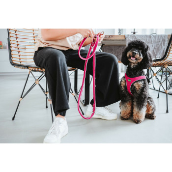 Suņu drošības siksna Hunter Comfort Fuksija M/L 58-63 cm,,,