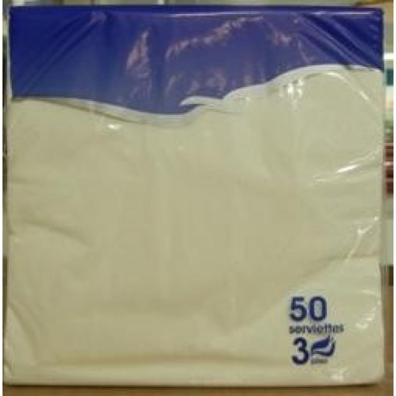 PAPER  NAPKINS  33/3/50GB. WHITES, Lenek