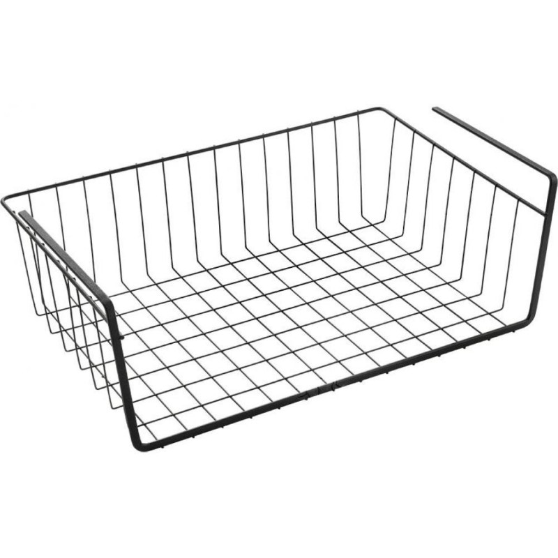 LAVA KANGURO-40 ZEM PLAUKTA LIEKAMS GROZS 40x26x14CM, MELNS, NER.TĒR., Metaltex