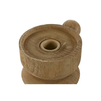 Канделябр Home ESPRIT Коричневый Смола Деревянный 16 x 10 x 18 cm