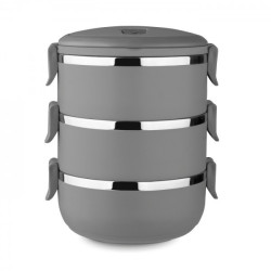 Termosas maistui 3*0.7L pilkas