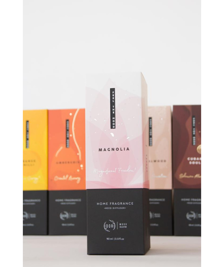 ODORO MOOD TELPU AROMATIZATORS MAGNOLIA 90ML, 10KOC., Odoro