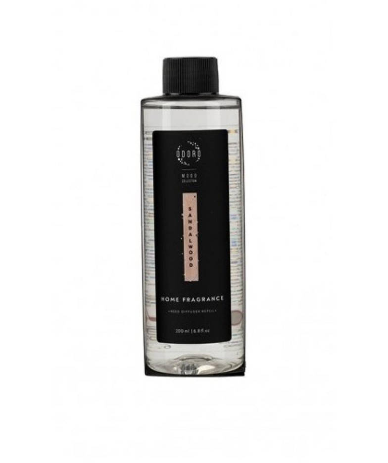ODORO MOOD TELPU AROMATIZATORA SANDALWOOD ATKĀRTOTAI UZPILDEI 200ML, Odoro
