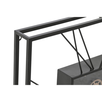 Настенное часы Home ESPRIT Чёрный Позолоченный Металл Стеклянный 80 x 8 x 80 cm,,,,