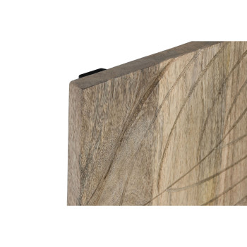 Настенный декор Home ESPRIT Натуральный современный Лист растения 90 x 3 x 90 cm (9 Предметы)