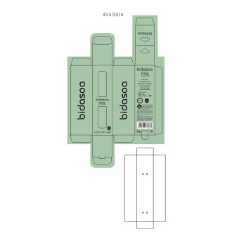 Kafijas Karotes Bidasoa Fosil Metāls Tērauds 14 x 3 x 2 cm Kafija (6 gb.)