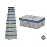 Decorative box Pincello 66 Blue Cardboard (2 Units),,,