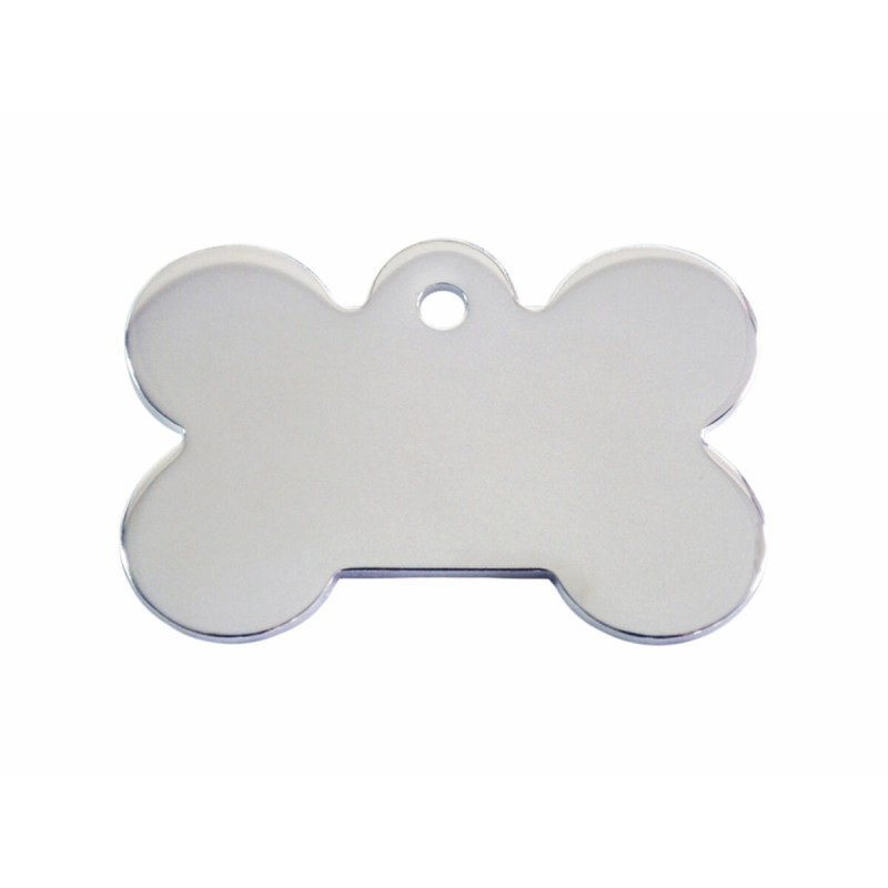 Identification plate for collar Imarc Bone Silver,,,