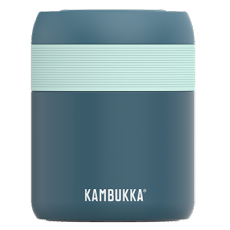 BORA ĒDIENU ТЕРМОС  600ML, MATĒTS, TUMŠI ZILS, NER.TĒR., Kambukka