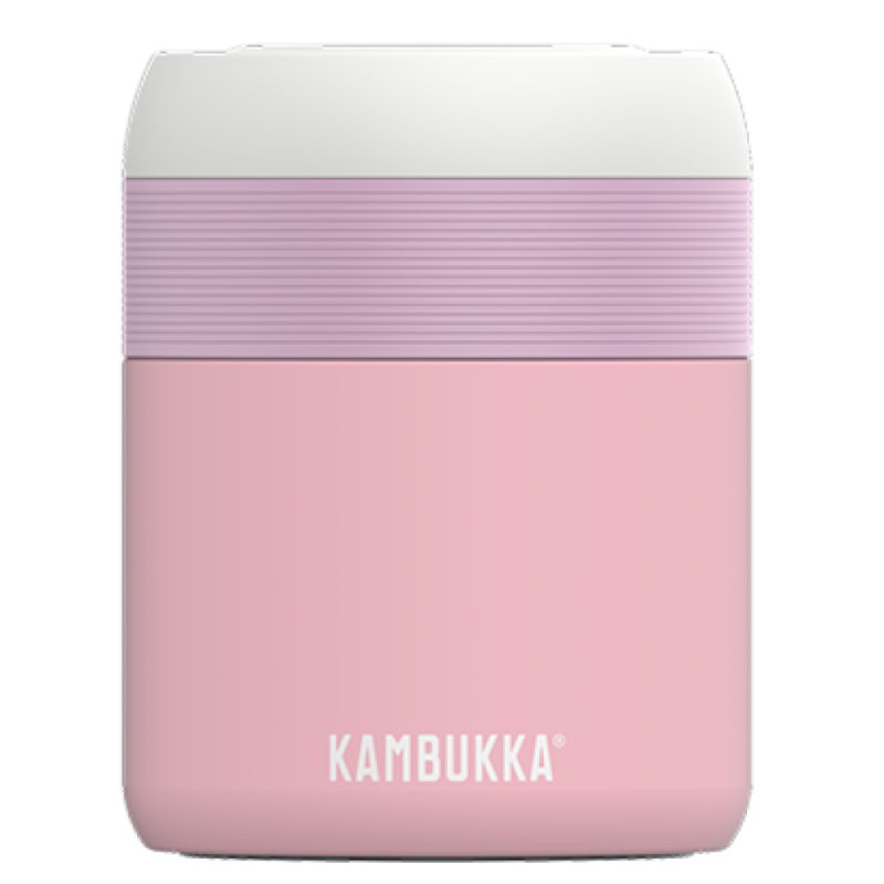 BORA ĒDIENU ТЕРМОС  600ML, MATĒTS, ROZĀ, NER.TĒR., Kambukka