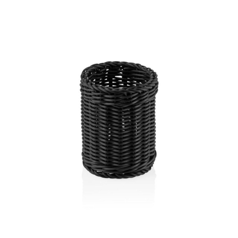 WEAVER PRO СТОЛОВЫЕ  PIEDERUMU TURĒTĀJS D12CM/H15CM, MELNS, PP, WAS