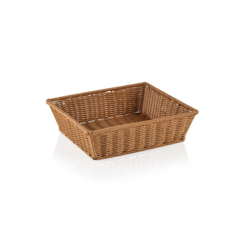WEAVER PRO GN 2/3 GROZS 35.5X35.5X10CM, BROWN, PP, WAS