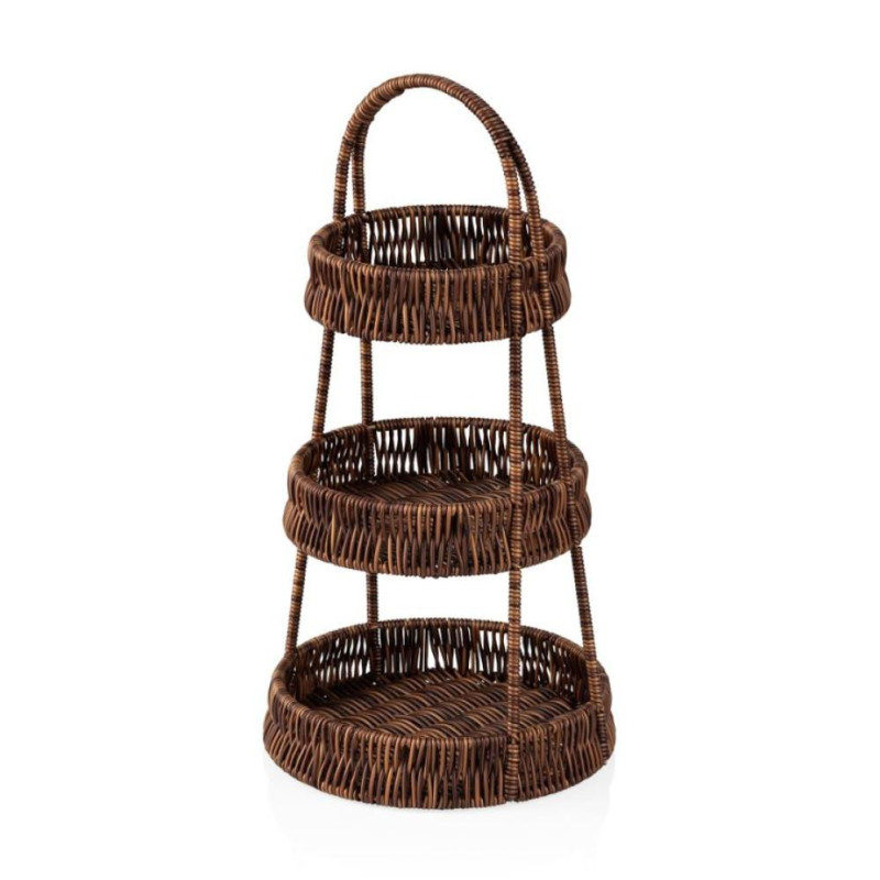 CREEK GROZS H45CM, 3 LĪMEŅI, T.КОРИЧНЕВЫЙ , PP, WAS