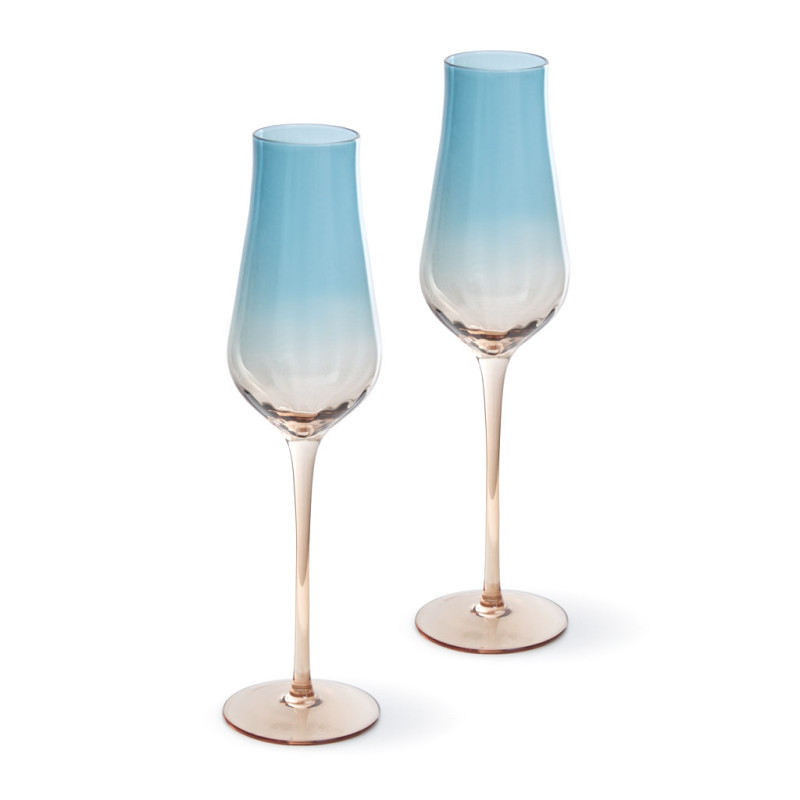 Champagne glass set 250 ml x 2 pcs
