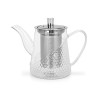 Чайник стеклянный 600 мл со стальным фильтром