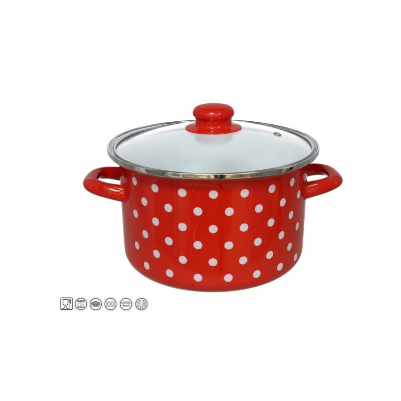 Puodas emal. 22cm 3.75L s/d indukc. JAEN M