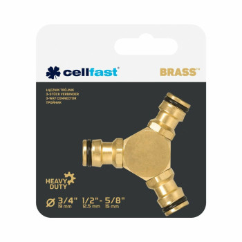 Hose connector Cellfast Brass 3 outputs,,,