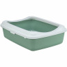 Cat Litter Box Trixie Classic White Green Plastic 37 × 15 × 48 cm,,,