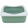 Cat Litter Box Trixie Classic White Green Plastic 37 × 15 × 48 cm,,,